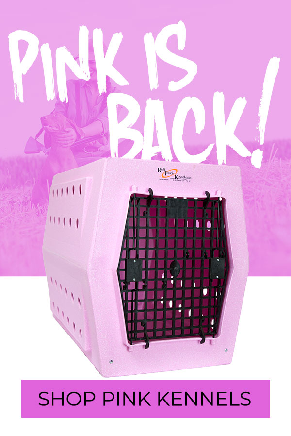 ruff land kennel pink